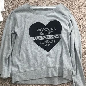 Victoria’s secret grey sweatshirt size L